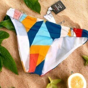 Bar Iii Pop Art Printed Swim Bottom XS